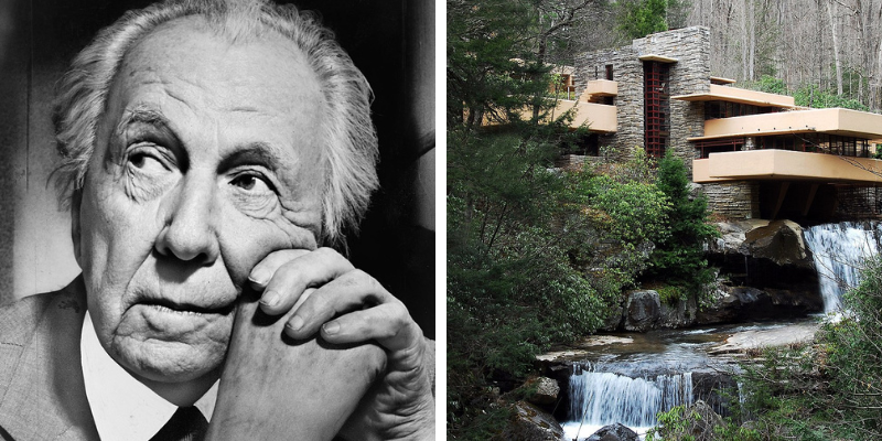 Frank Lloyd Wright, Falling Waterfall House